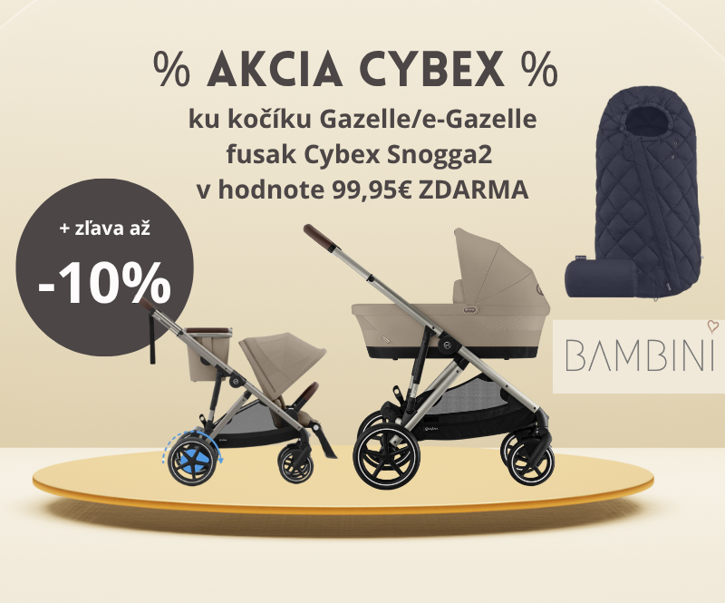 a akcia cybex gazelle s fuakom zdarma